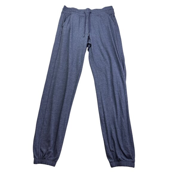 90 Degree By Reflex Heathered Blue Jogger Pants Size S Elastic Waist Drawstring - Picture 1 of 4